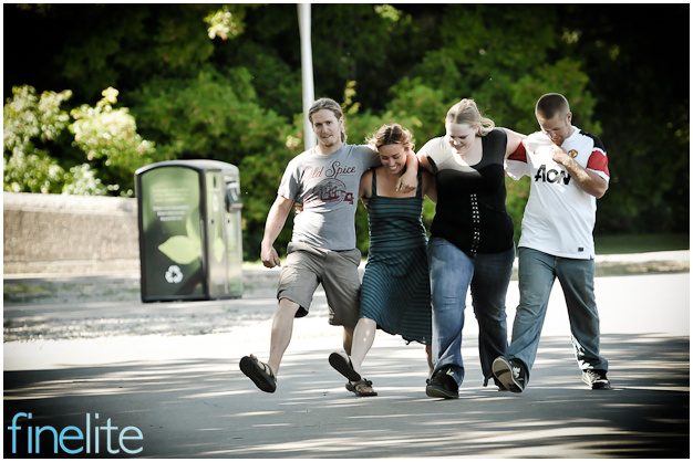 fun extended family session